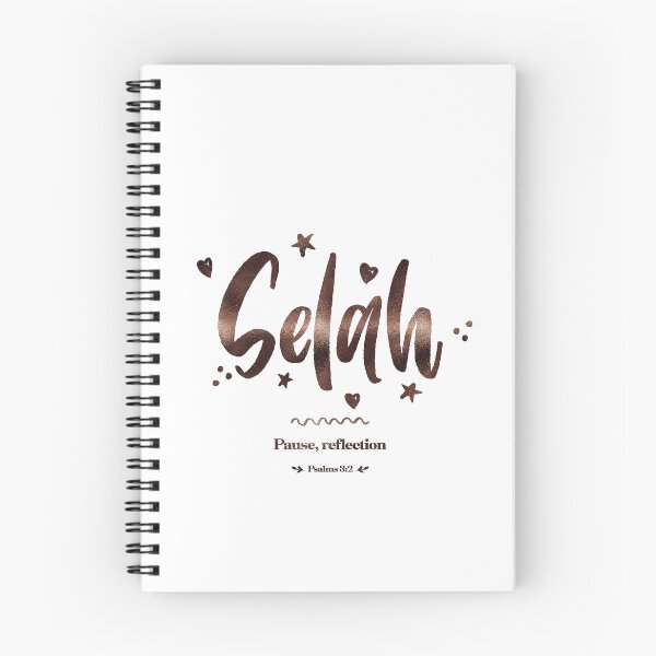 Item preview, Selah | Psalms 3 2 | Pause Reflection | Christian Name with Biblical Meaning For Girl | Christian Name Collection designed and sold by Blessed Be Your Name.