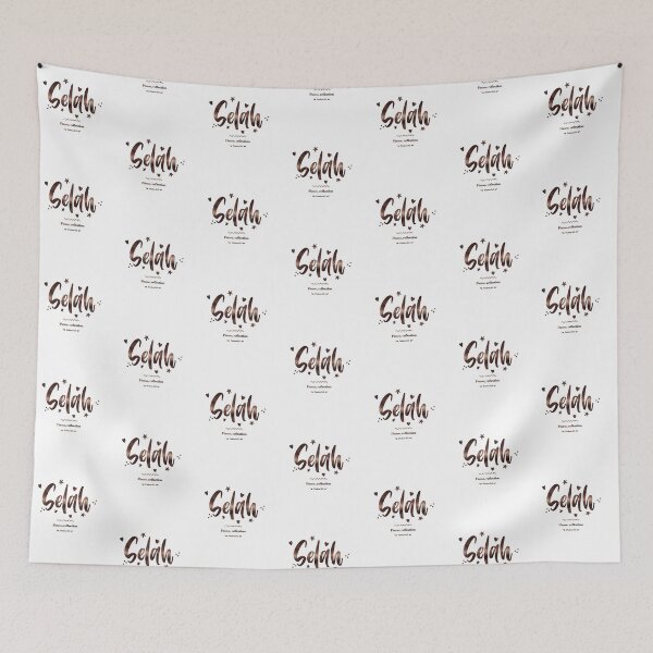 Item preview, Selah | Psalms 3 2 | Pause Reflection | Christian Name with Biblical Meaning For Girl | Christian Name Collection designed and sold by Blessed Be Your Name.