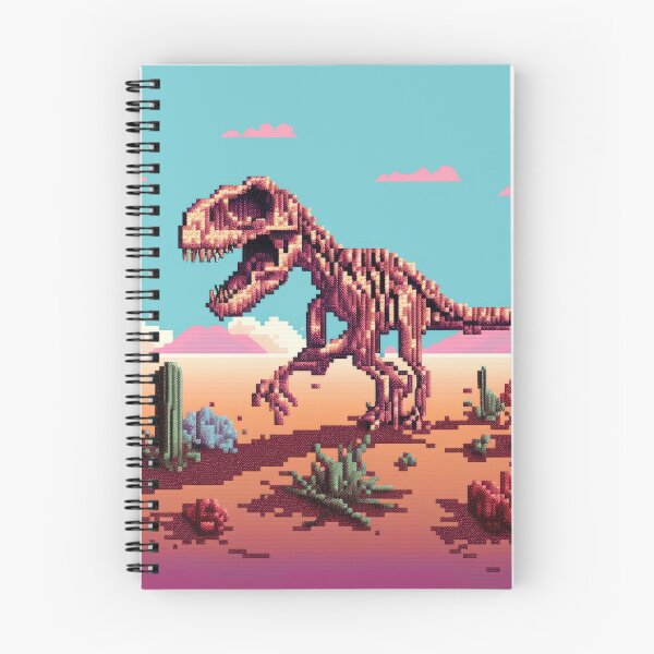 Artikelvorschau, Dinosaurier-Pixelart entworfen und verkauft von Retrocranio.