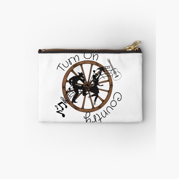 Item preview, Wagon Wheel Spin- Turn On Country Music Retro Minimalistic of Line Dancers designed and sold by Wolvescreate.