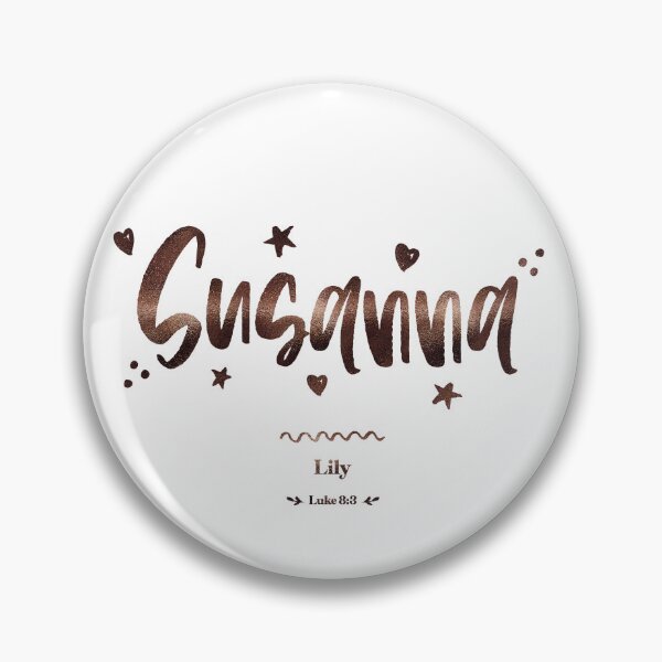Item preview, Susanna | Luke 8 3 | Lily | Christian Name with Biblical Meaning For Girl | Christian Name Collection designed and sold by Blessed Be Your Name.