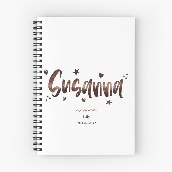 Item preview, Susanna | Luke 8 3 | Lily | Christian Name with Biblical Meaning For Girl | Christian Name Collection designed and sold by Blessed Be Your Name.