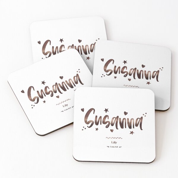 Item preview, Susanna | Luke 8 3 | Lily | Christian Name with Biblical Meaning For Girl | Christian Name Collection designed and sold by Blessed Be Your Name.