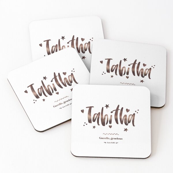 Item preview, Tabitha | Acts 9 36 | Gazelle Gracious | Christian Name with Biblical Meaning For Girl | Christian Name Collection designed and sold by Blessed Be Your Name.
