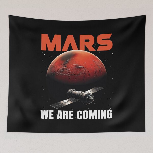 Item preview, Mars Mission Red Planet Spacecraft Space Exploration designed and sold by Infinitee8hirts.
