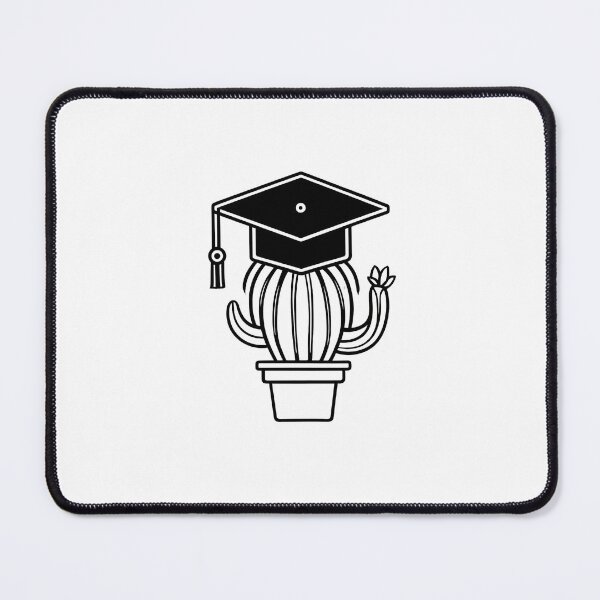 Item preview, Cactus Graduation - Botanical Line Art Illustration designed and sold by Itsheartshop.