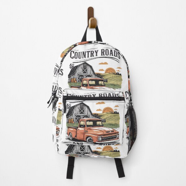 Item preview, Country roads and Classic tunes - pickup truck designed and sold by BobaTeeStore.