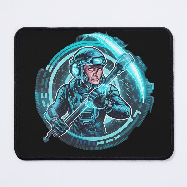 Item preview, Futuristic Miner Digital Art, Blockchain Cryptocurrency  designed and sold by TrendyGraphTees.