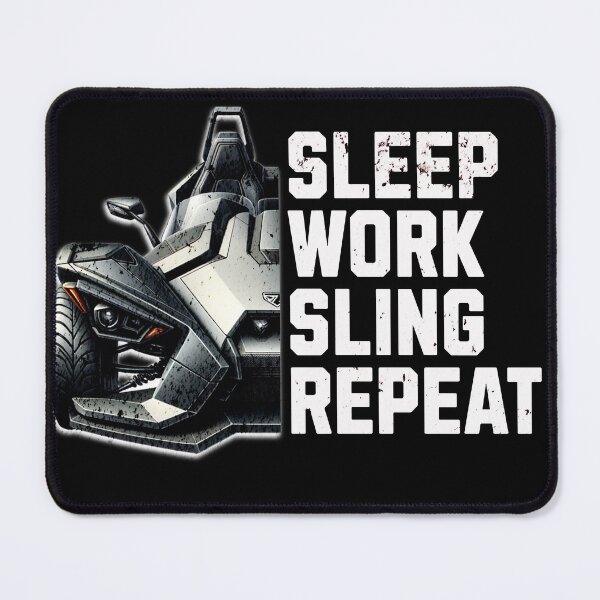 Item preview, Polaris Slingshot T-Shirt - Sleep Work Sling Repeat - Motor Enthusiast  designed and sold by boujeedrpc.