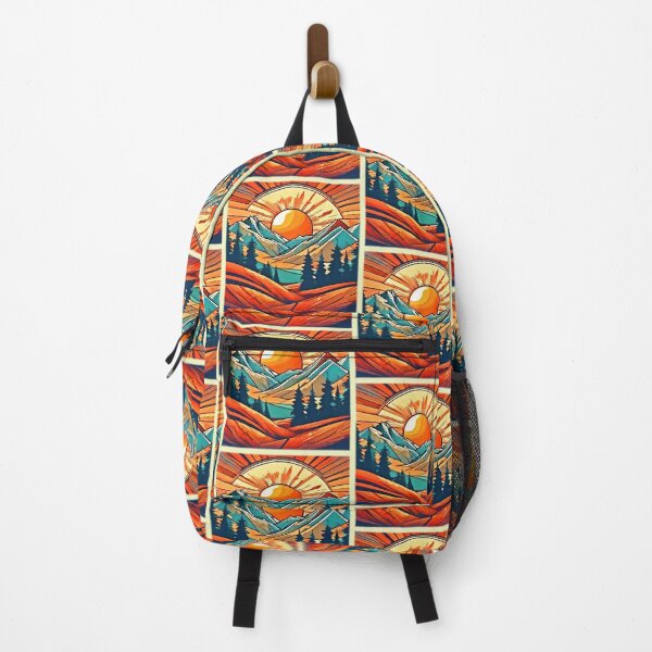 Item preview, Radiant Mountain Sun Cartoon designed and sold by Health And Fitness Posts e-Store.