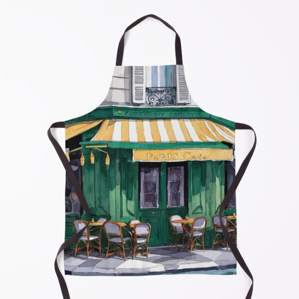 Item preview, Paris Cafe Watercolor Painting …..By Carraann designed and sold by CARRAANN.