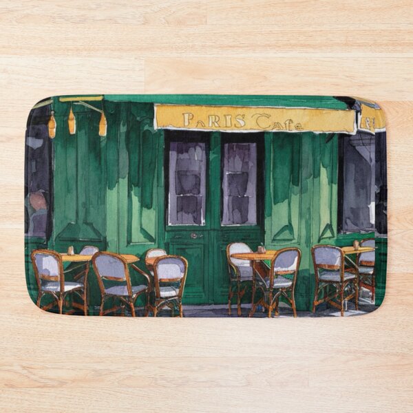 Item preview, Paris Cafe Watercolor Painting …..By Carraann designed and sold by CARRAANN.