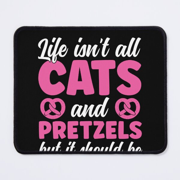 Item preview, Pretzels and Cats Funny Soft Pretzel Lover designed and sold by BlueBerry-Pengu.