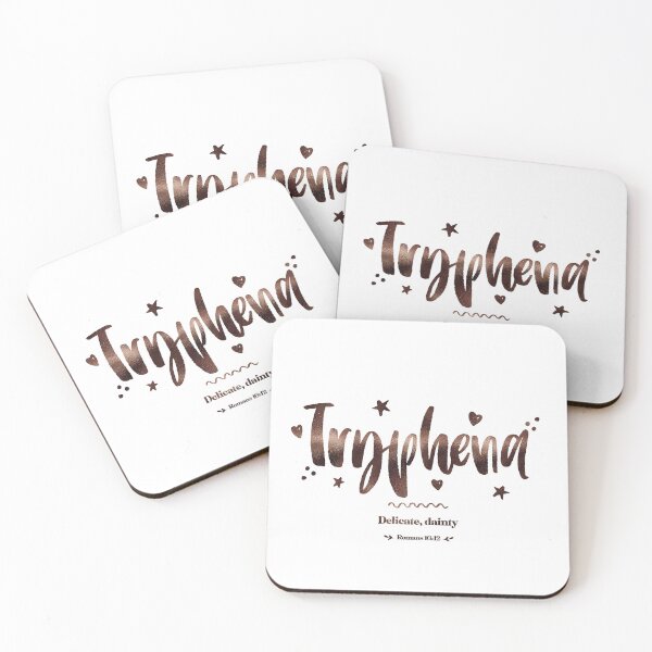 Item preview, Tryphena | Romans 16 12 | Delicate Dainty | Christian Name with Biblical Meaning For Girl | Christian Name Collection designed and sold by Blessed Be Your Name.