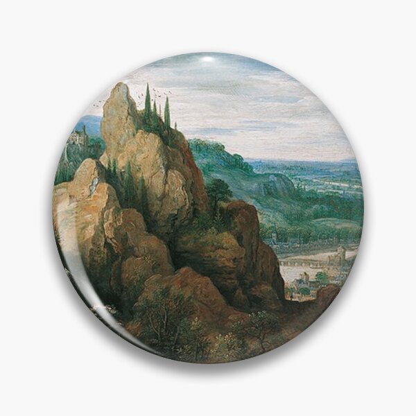 Item preview, Mountain Landscape with Waterfall and Mill designed and sold by tomorrowsart.