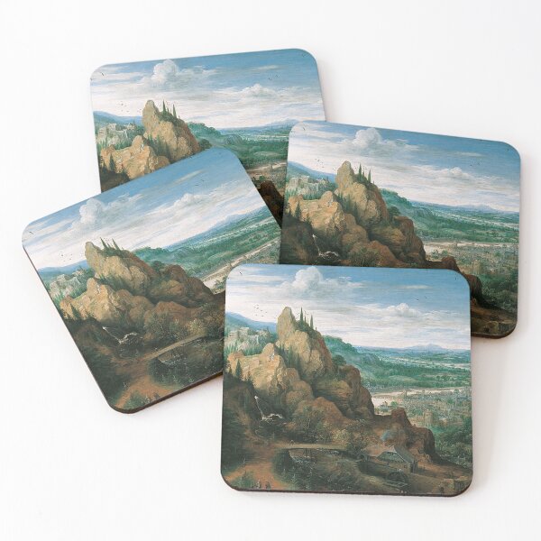 Item preview, Mountain Landscape with Waterfall and Mill designed and sold by tomorrowsart.