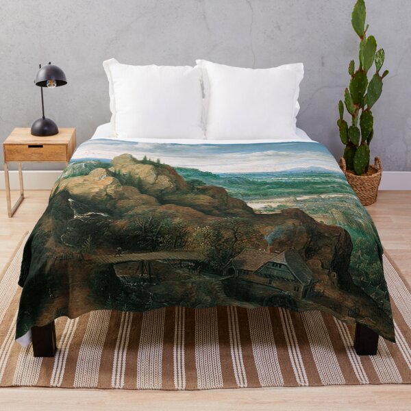 Item preview, Mountain Landscape with Waterfall and Mill designed and sold by tomorrowsart.