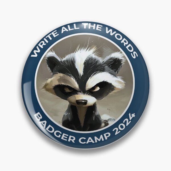 Item preview, Badger Camp Logo designed and sold by CampBadger.