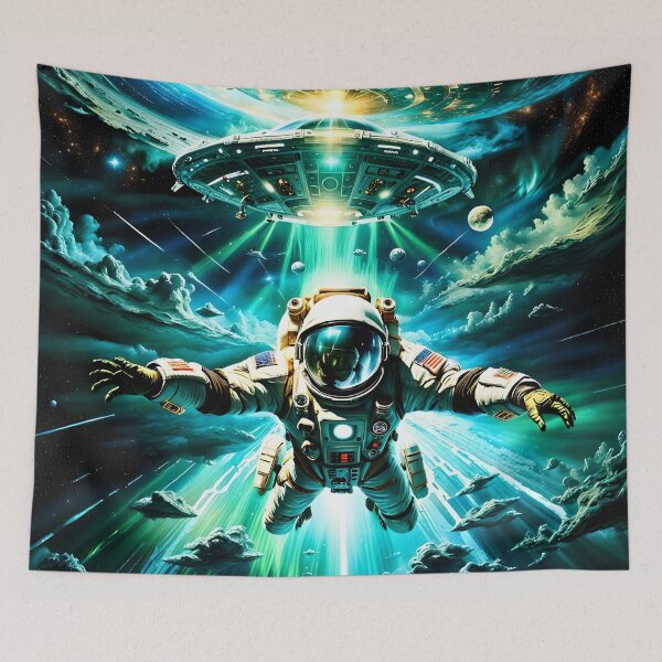 Item preview, Astronaut floating in space designed and sold by Bright-Moonrise.