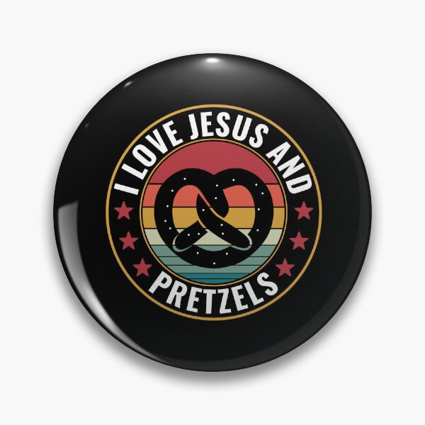 Item preview, I Love Jesus And Pretzels designed and sold by BlueBerry-Pengu.