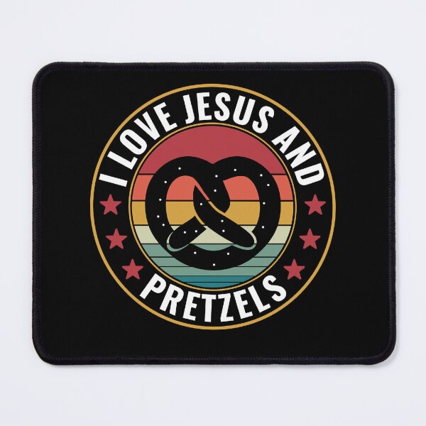 Item preview, I Love Jesus And Pretzels designed and sold by BlueBerry-Pengu.