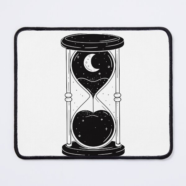 Item preview, Hourglass Celestial Minimalist - Sand Clock black and white - Sandglass designed and sold by Tomioka-Art.