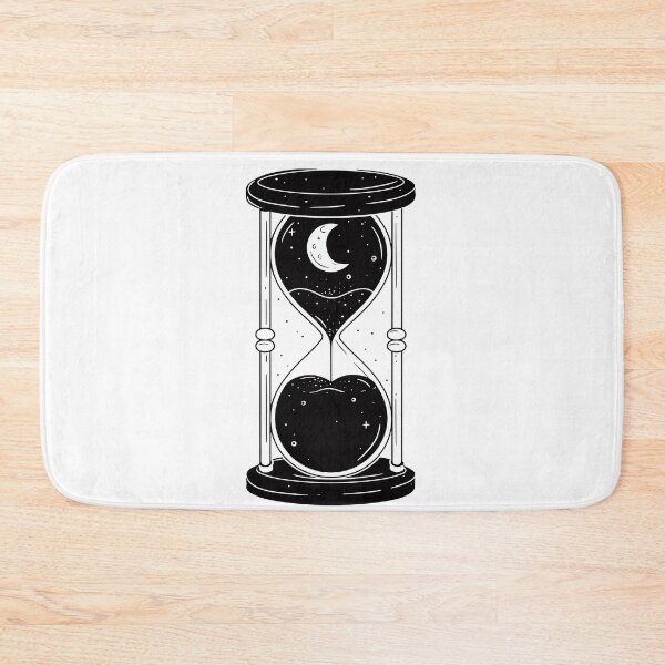 Item preview, Hourglass Celestial Minimalist - Sand Clock black and white - Sandglass designed and sold by Tomioka-Art.