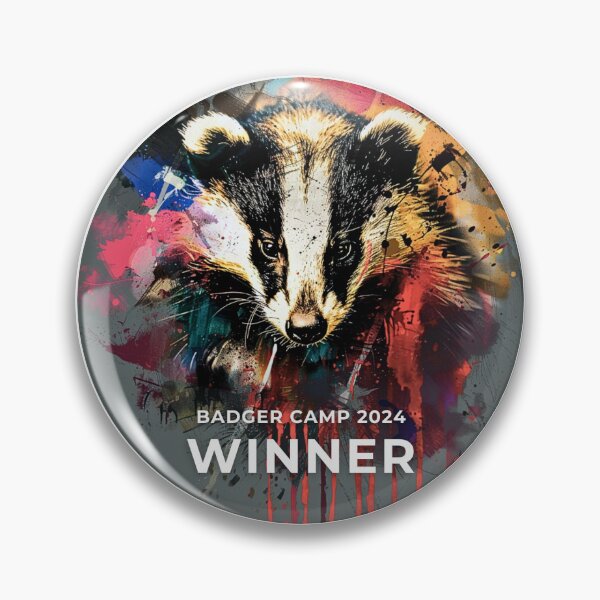 Item preview, Badger Camp April 2024 Winner  designed and sold by CampBadger.
