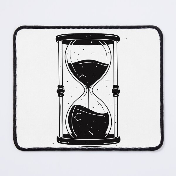 Item preview, Hourglass Celestial Minimalist - Sand Clock black and white - Sandglass designed and sold by Tomioka-Art.