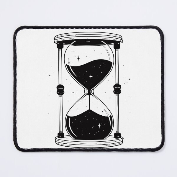 Item preview, Hourglass Celestial Minimalist - Sand Clock black and white - Sandglass designed and sold by Tomioka-Art.
