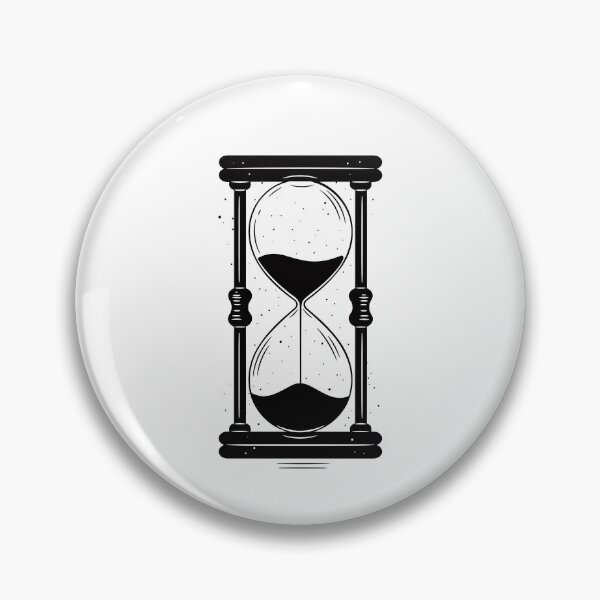Item preview, Hourglass Celestial Minimalist - Sand Clock black and white - Sandglass designed and sold by Tomioka-Art.
