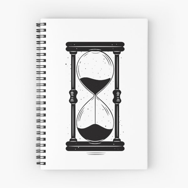 Item preview, Hourglass Celestial Minimalist - Sand Clock black and white - Sandglass designed and sold by Tomioka-Art.