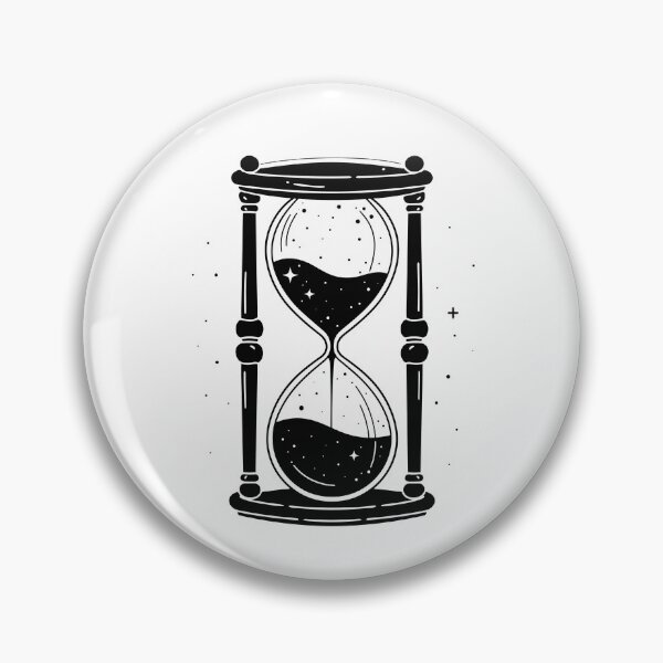 Item preview, Hourglass Celestial Minimalist - Sand Clock black and white - Sandglass designed and sold by Tomioka-Art.