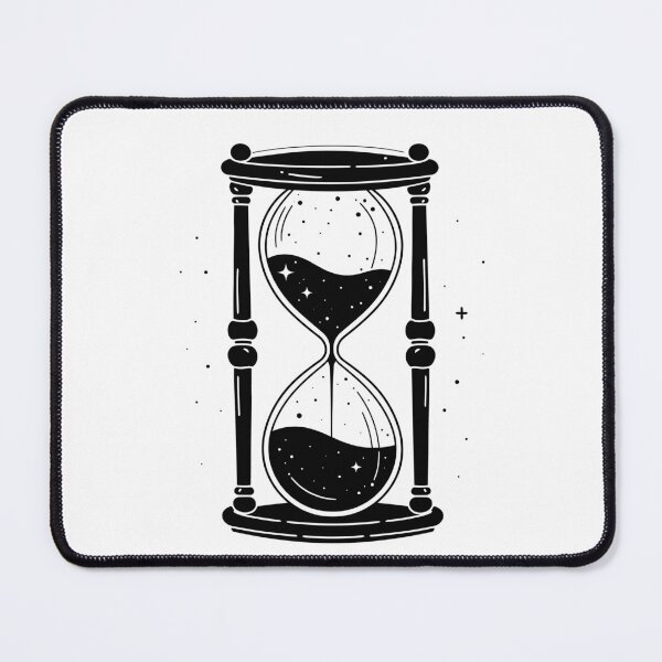 Item preview, Hourglass Celestial Minimalist - Sand Clock black and white - Sandglass designed and sold by Tomioka-Art.