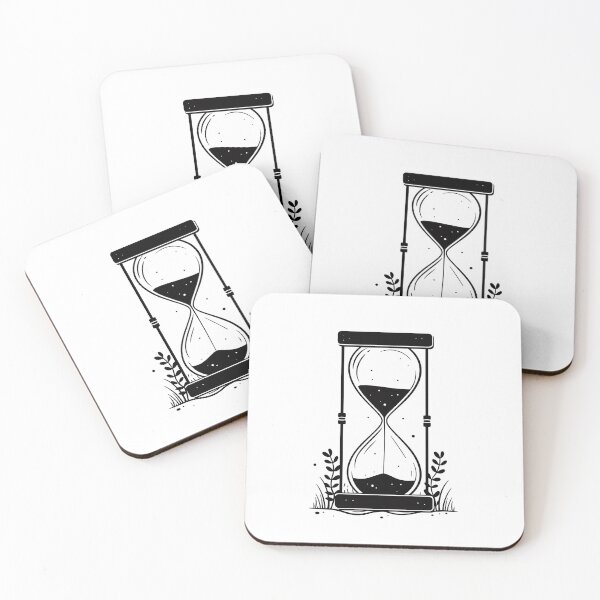 Item preview, Hourglass Celestial Minimalist - Sand Clock black and white - Sandglass designed and sold by Tomioka-Art.