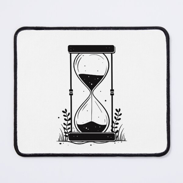 Item preview, Hourglass Celestial Minimalist - Sand Clock black and white - Sandglass designed and sold by Tomioka-Art.