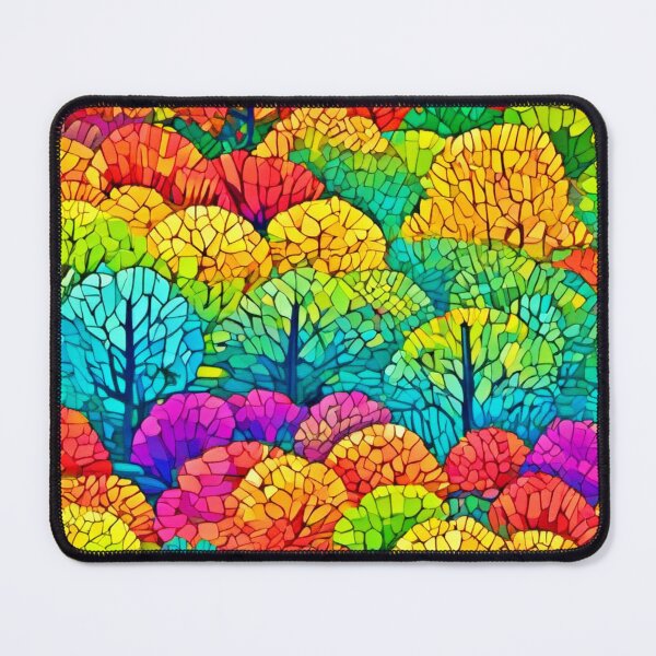 Item preview, Colorful Trees Art Style designed and sold by Health And Fitness Posts e-Store.