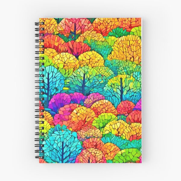 Item preview, Colorful Trees Art Style designed and sold by Health And Fitness Posts e-Store.