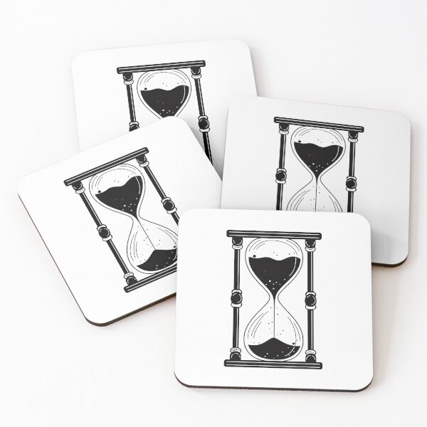 Item preview, Hourglass Celestial Minimalist - Sand Clock black and white - Sandglass designed and sold by Tomioka-Art.