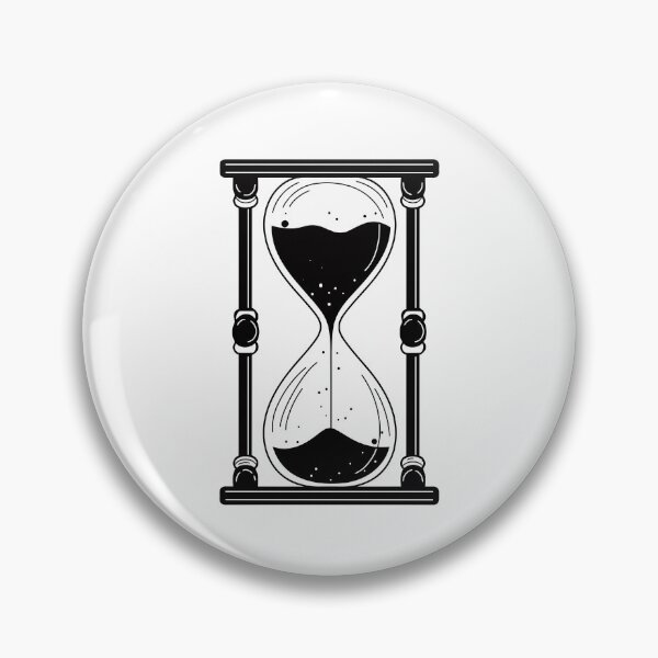 Item preview, Hourglass Celestial Minimalist - Sand Clock black and white - Sandglass designed and sold by Tomioka-Art.