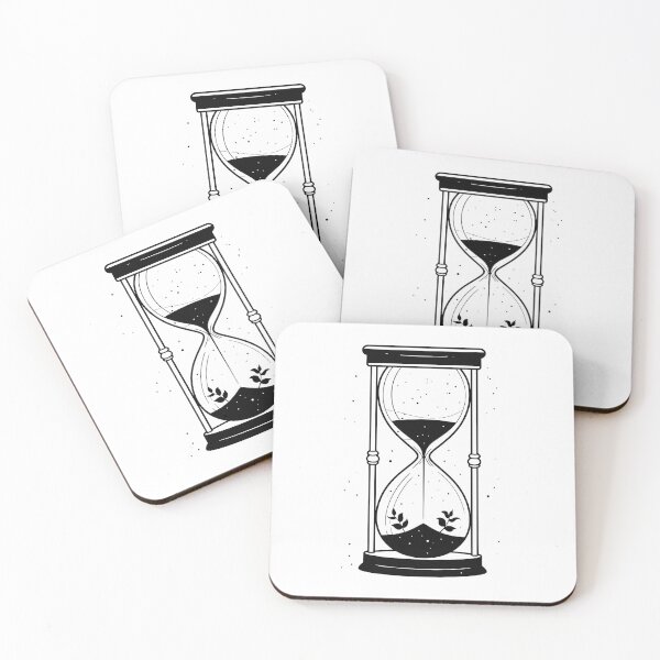 Item preview, Hourglass Celestial Minimalist - Sand Clock black and white - Sandglass designed and sold by Tomioka-Art.