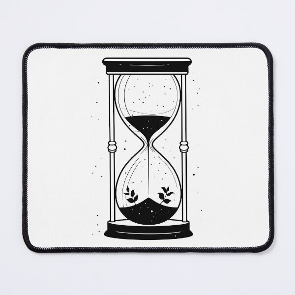 Item preview, Hourglass Celestial Minimalist - Sand Clock black and white - Sandglass designed and sold by Tomioka-Art.