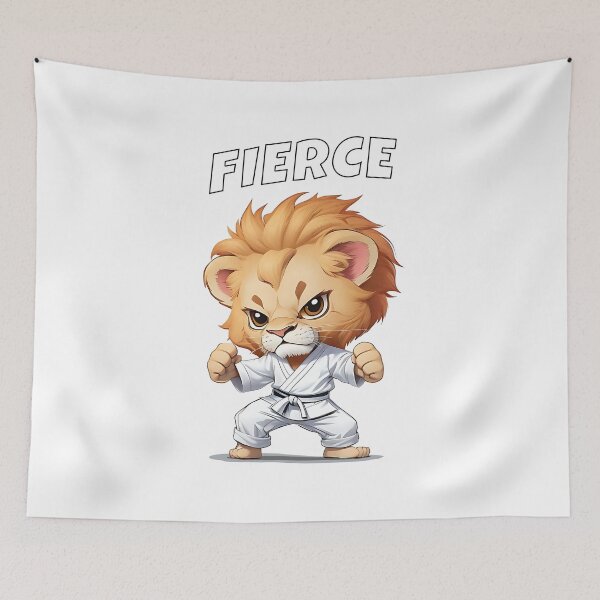 Item preview, The Fierce Fighter designed and sold by SilverFoxxShop.
