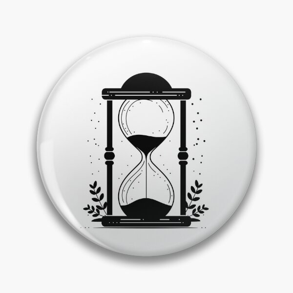 Item preview, Hourglass Celestial Minimalist - Sand Clock black and white - Sandglass designed and sold by Tomioka-Art.
