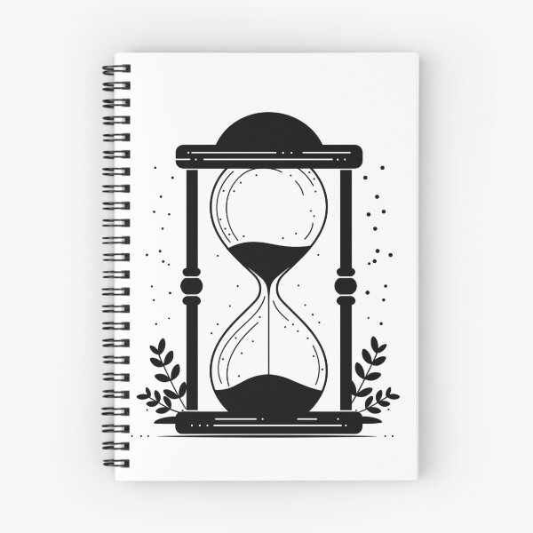 Item preview, Hourglass Celestial Minimalist - Sand Clock black and white - Sandglass designed and sold by Tomioka-Art.