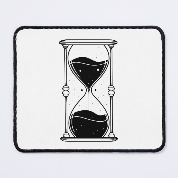 Item preview, Hourglass Celestial Minimalist - Sand Clock black and white - Sandglass designed and sold by Tomioka-Art.