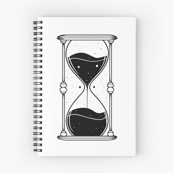 Item preview, Hourglass Celestial Minimalist - Sand Clock black and white - Sandglass designed and sold by Tomioka-Art.