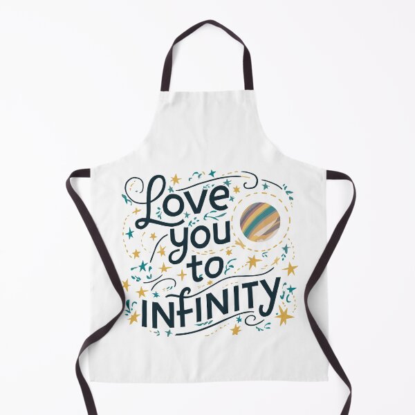Item preview, Love You to Infinity: Whimsical Celestial Father's Day Typography Art designed and sold by HahaHandlesHub.