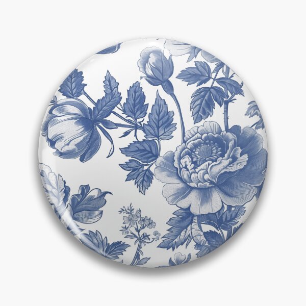Item preview, Toile de Jouy Vintage Floral Pattern designed and sold by Yoursprint.