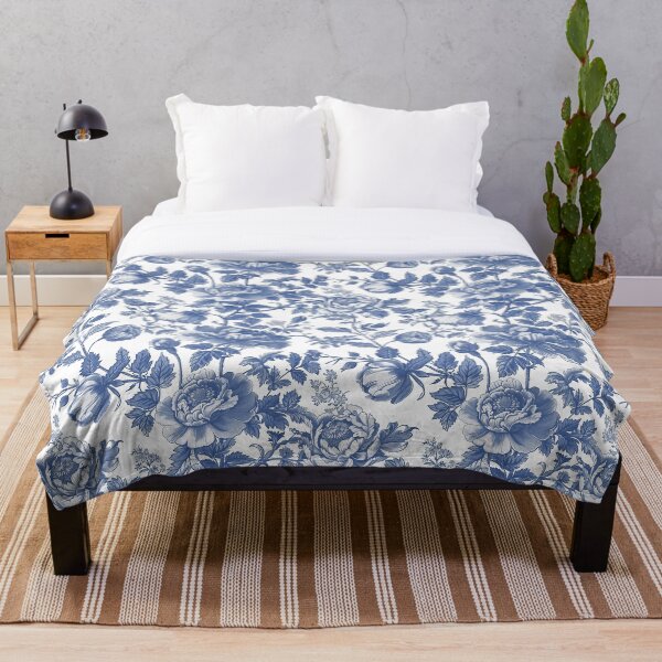 Artikelvorschau, Toile de Jouy Vintage Blumenmuster entworfen und verkauft von Yoursprint.